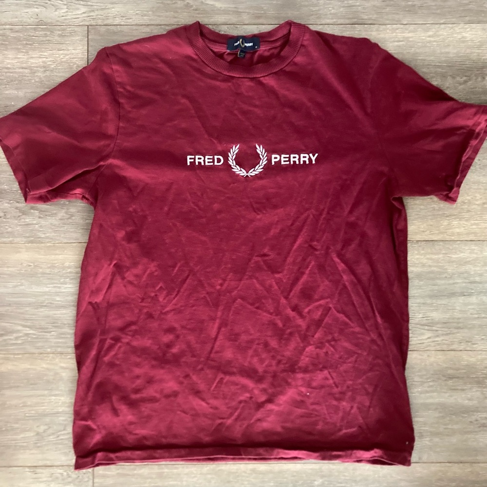 Fred Perry Maroon T-Shirt